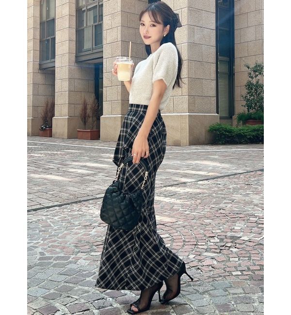 RESEXXY「ミニシャギーラメニットトップス」|ニット・セーター|