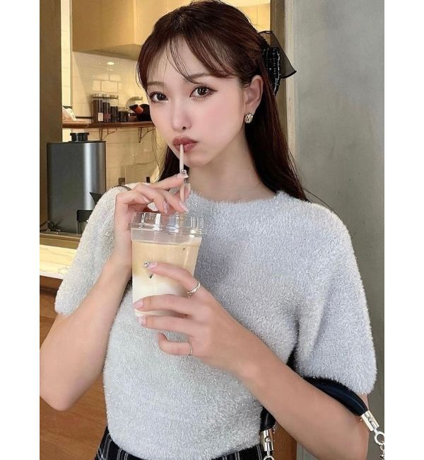 RESEXXY「ミニシャギーラメニットトップス」|ニット・セーター|