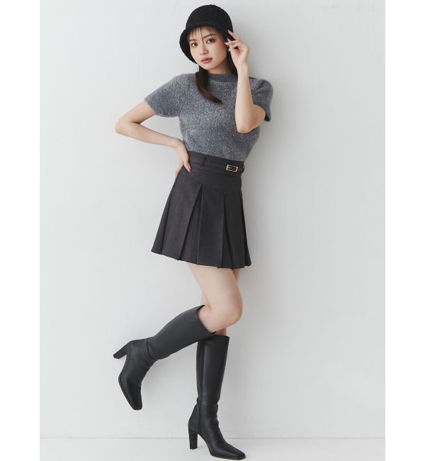 RESEXXY「ミニシャギーラメニットトップス」|ニット・セーター|