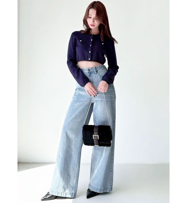 RESEXXY「バックリボンデニムパンツ」|デニム|