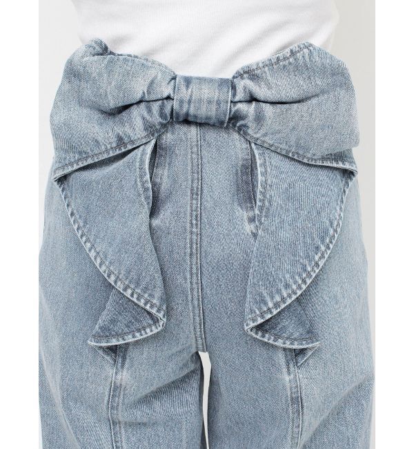 RESEXXY「バックリボンデニムパンツ」|デニム|