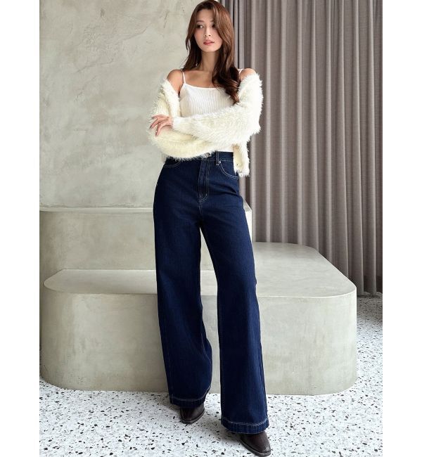 RESEXXY「バックリボンデニムパンツ」|デニム|