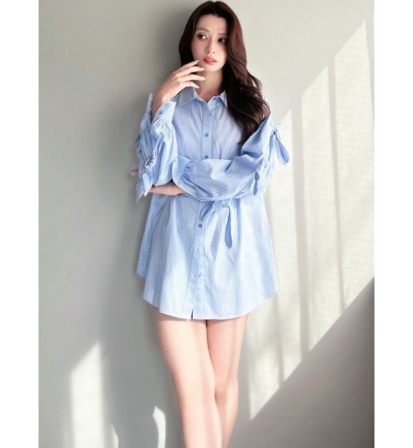 RESEXXY「スリーブデザインシャツ」|シャツ・ブラウス|