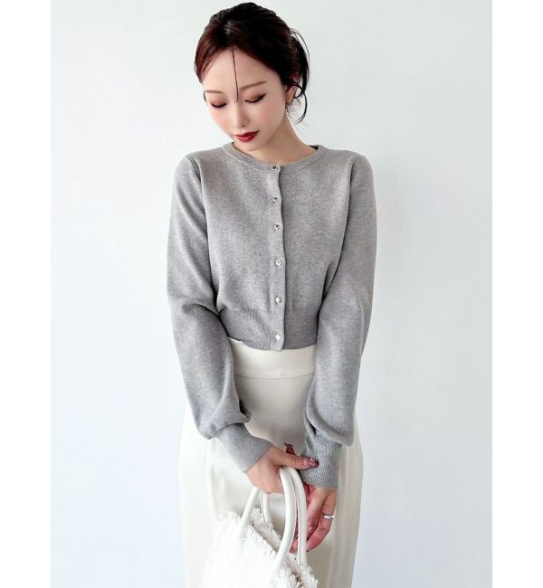RESEXXY「クルーネックニットカーデ」|カーディガン|