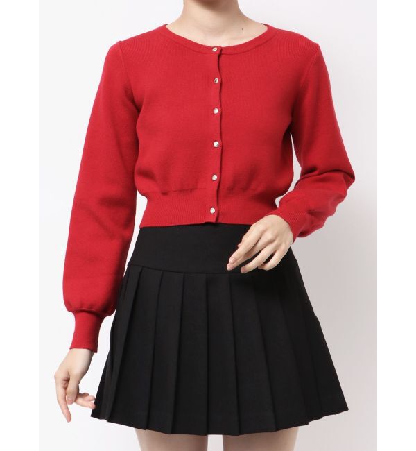 RESEXXY「クルーネックニットカーデ」|カーディガン|