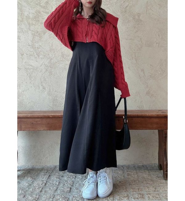 dazzlin「ストラップレイヤーキャミワンピース」|ワンピース|