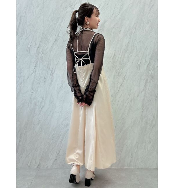 dazzlin「ストラップレイヤーキャミワンピース」|ワンピース|