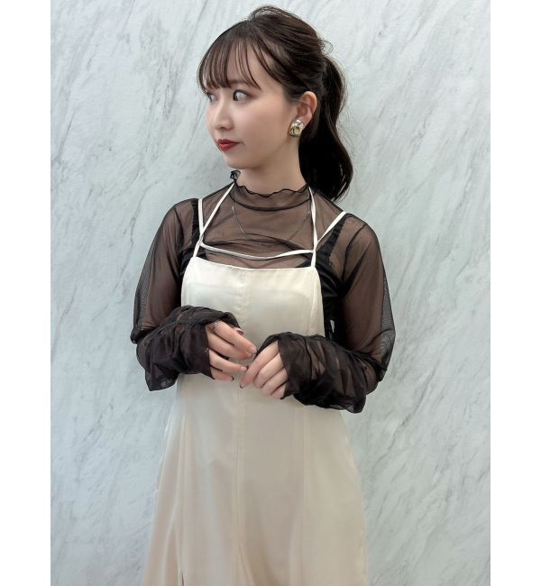 dazzlin「ストラップレイヤーキャミワンピース」|ワンピース|