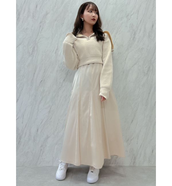 dazzlin「ストラップレイヤーキャミワンピース」|ワンピース|