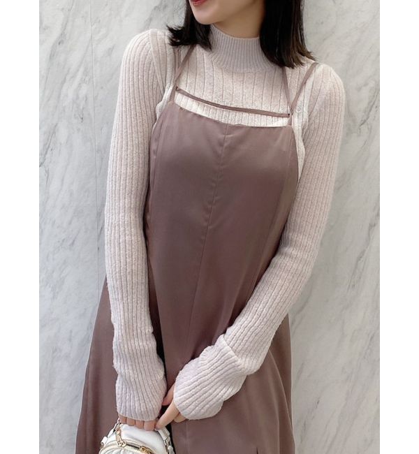 dazzlin「ストラップレイヤーキャミワンピース」|ワンピース|