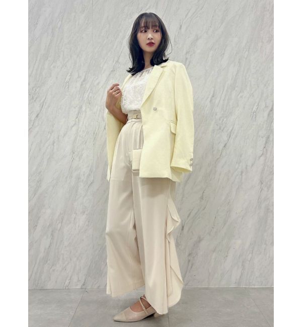 dazzlin「ベルト付きテーラードジャケット」|テーラードジャケット|