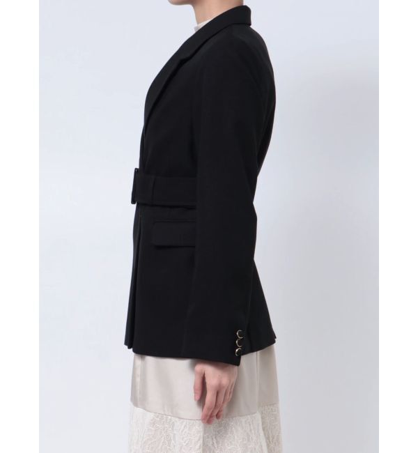 dazzlin「ベルト付きテーラードジャケット」|テーラードジャケット|