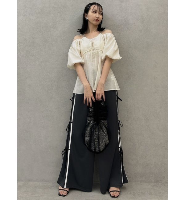 dazzlin「サイドリボントラックパンツ」|その他|