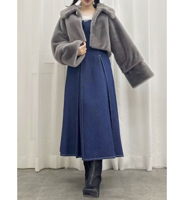 dazzlin「フロントツインリボンジャンスカ」|ワンピース|