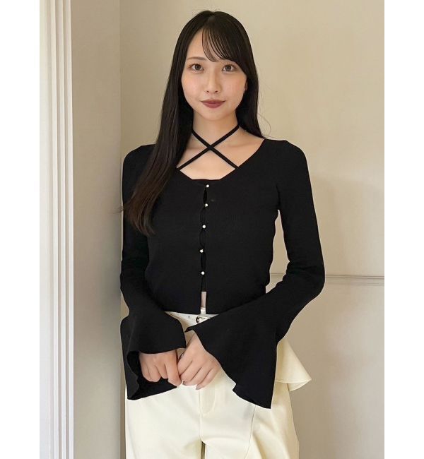 dazzlin「カーデタイトトップス」|ニット・セーター|