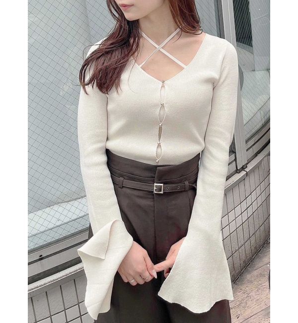 dazzlin「カーデタイトトップス」|ニット・セーター|