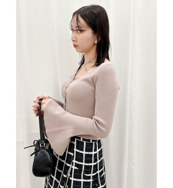 dazzlin「カーデタイトトップス」|ニット・セーター|