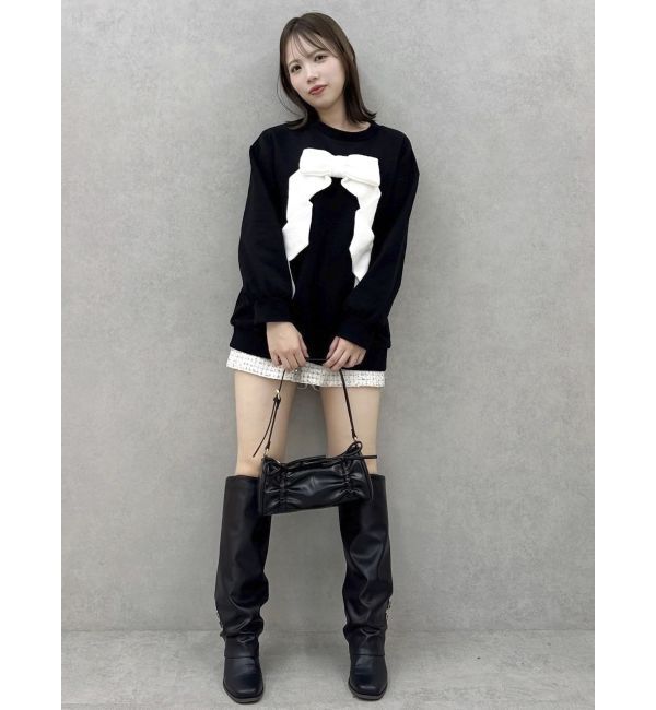 dazzlin「リボンディティールカットプルオーバー」|Tシャツ・カットソー|