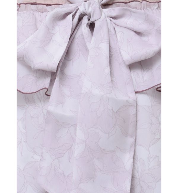 dazzlin「レースフラワーケープボウタイブラウス」|シャツ・ブラウス|