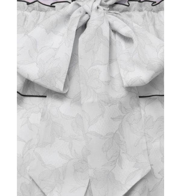 dazzlin「レースフラワーケープボウタイブラウス」|シャツ・ブラウス|