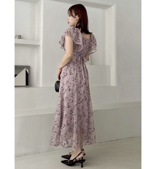 dazzlin「チュール刺繍マーメイドドレス」|ワンピース|