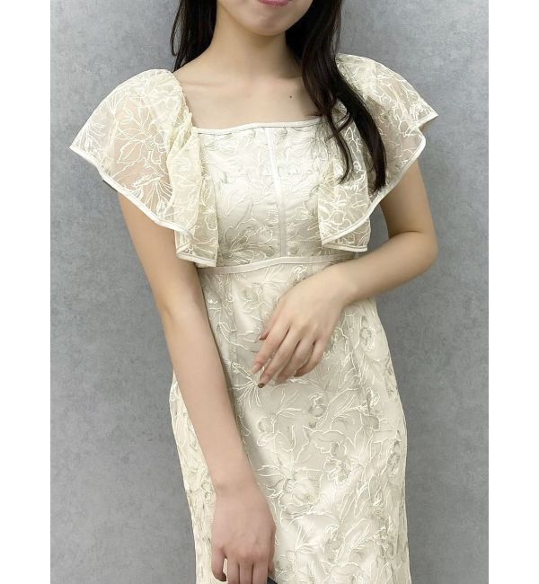 dazzlin「チュール刺繍マーメイドドレス」|ワンピース|