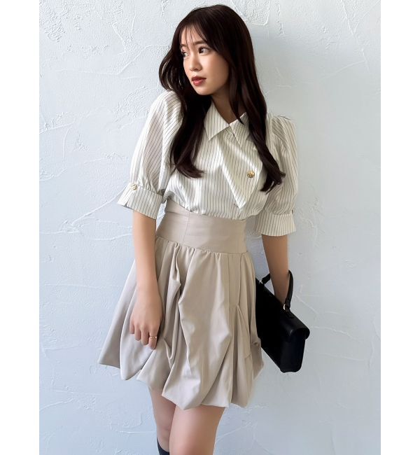 dazzlin「マルチボタンデザインブラウス」|シャツ・ブラウス|