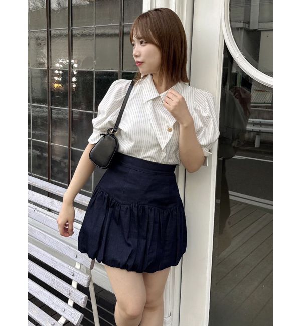 dazzlin「マルチボタンデザインブラウス」|シャツ・ブラウス|