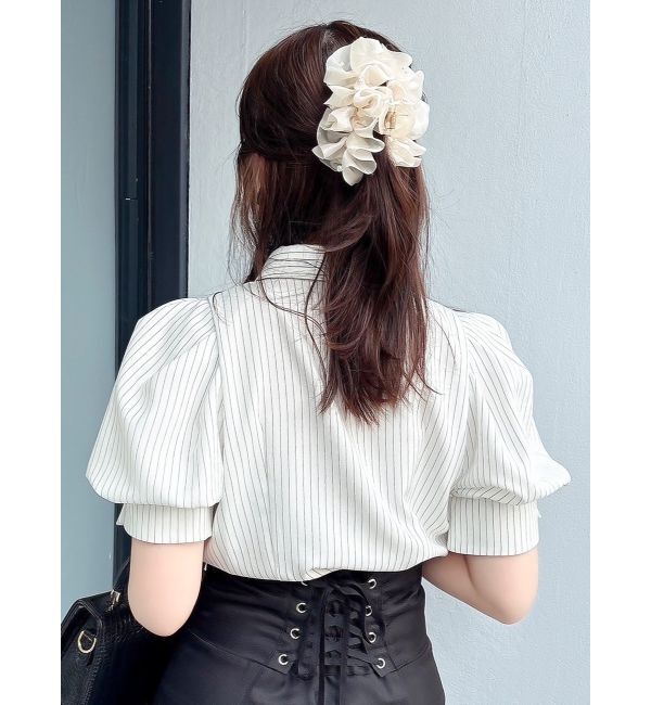 dazzlin「マルチボタンデザインブラウス」|シャツ・ブラウス|