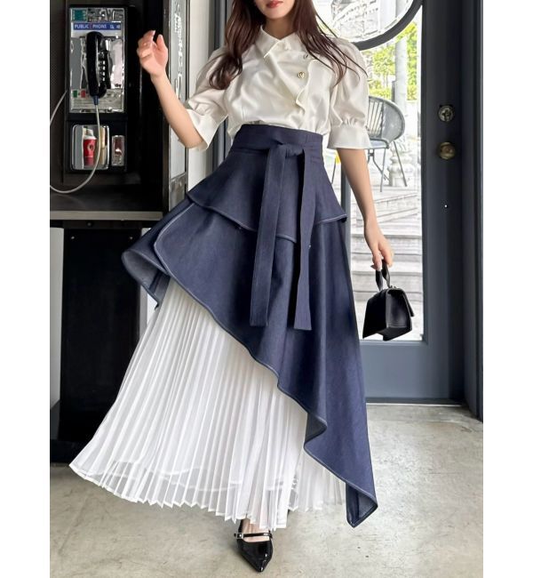 dazzlin「マルチボタンデザインブラウス」|シャツ・ブラウス|