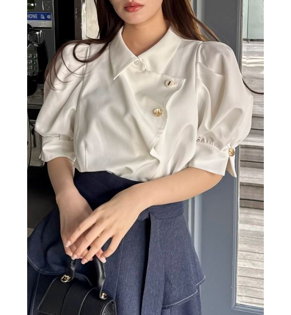 dazzlin「マルチボタンデザインブラウス」|シャツ・ブラウス|