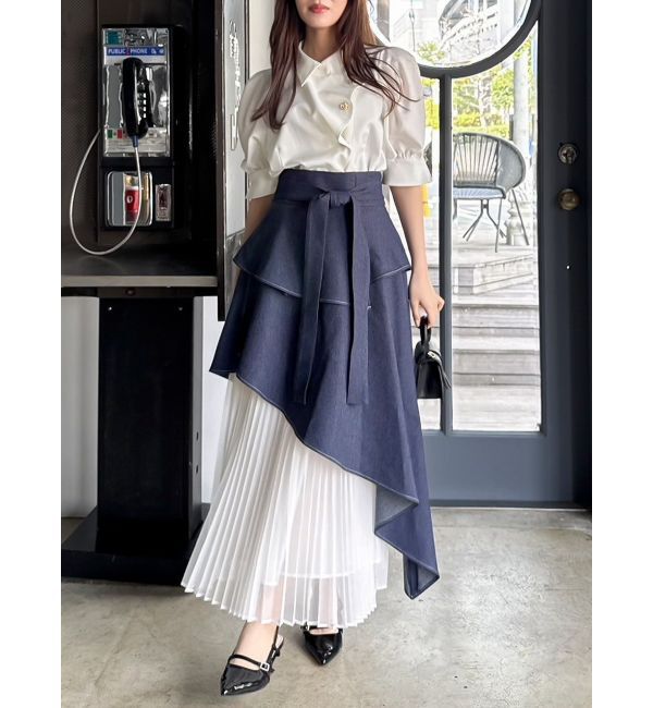 dazzlin「マルチボタンデザインブラウス」|シャツ・ブラウス|