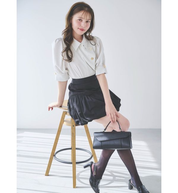 dazzlin「マルチボタンデザインブラウス」|シャツ・ブラウス|