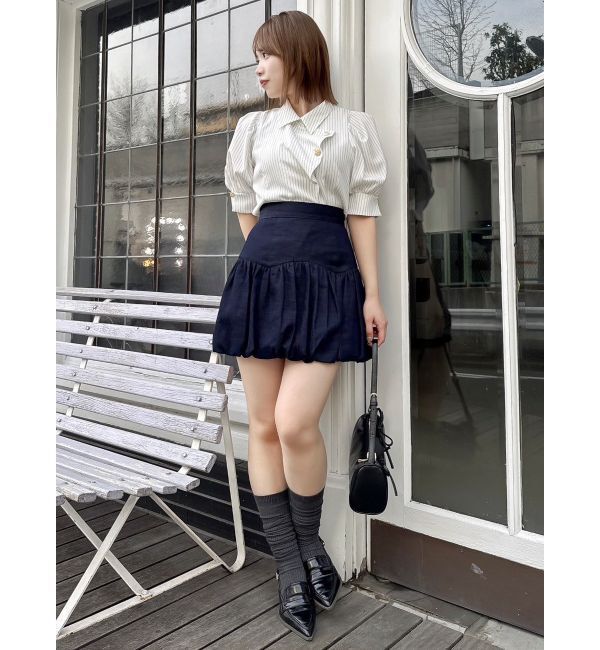 dazzlin「マルチボタンデザインブラウス」|シャツ・ブラウス|