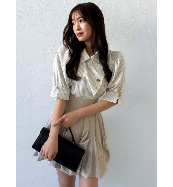 dazzlin「マルチボタンデザインブラウス」|シャツ・ブラウス|