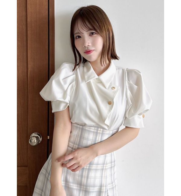 dazzlin「マルチボタンデザインブラウス」|シャツ・ブラウス|