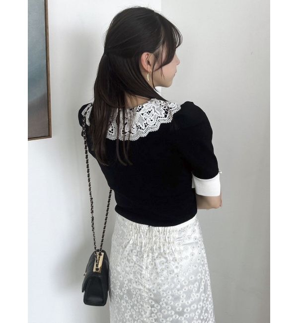 dazzlin「【藤井サチコラボ】マーガレットフラワータイトスカート」|スカート|