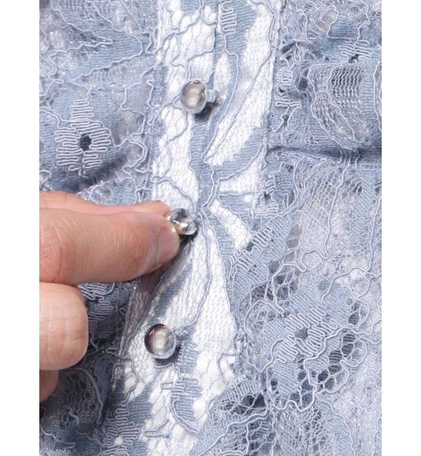 dazzlin「【WEB限定】バックリボンレースノースリワンピース」|ワンピース|