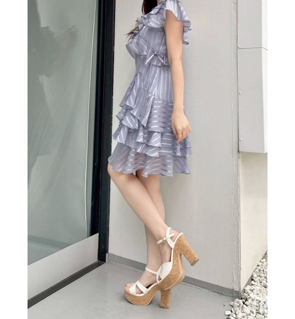 dazzlin「バリエフルイドミニワンピース」|ワンピース|