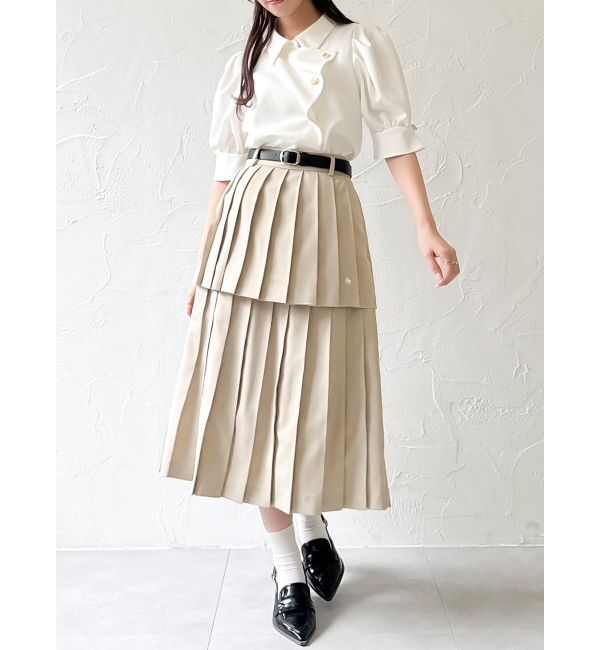 dazzlin「【再生産/新色登場】マルチボタンデザインブラウス」|シャツ・ブラウス|