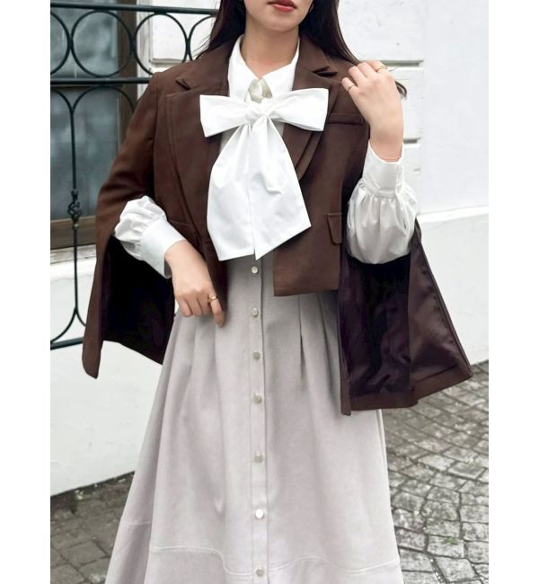 dazzlin「【セットアップ対応】テーラーショートジャケット」|テーラードジャケット|