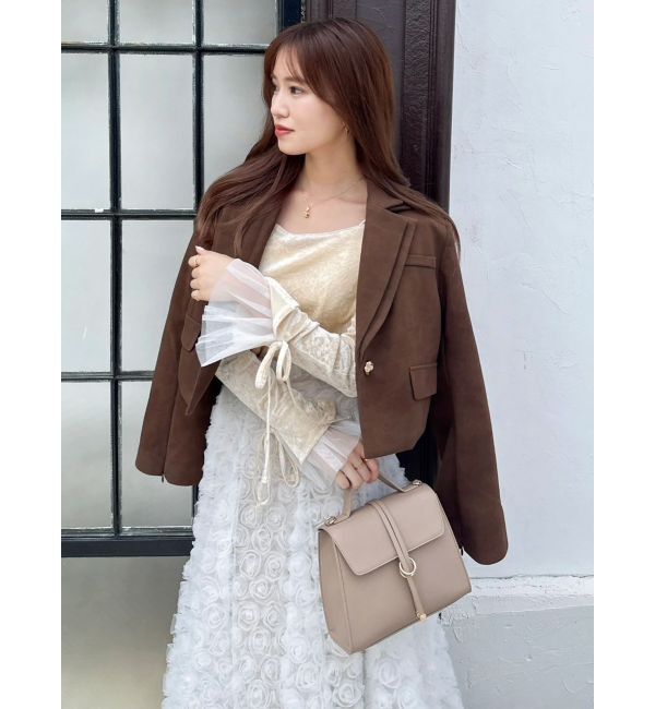 dazzlin「【セットアップ対応】テーラーショートジャケット」|テーラードジャケット|