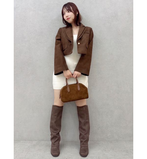 dazzlin「【セットアップ対応】テーラーショートジャケット」|テーラードジャケット|