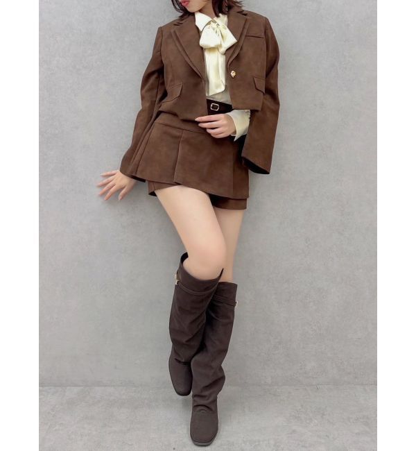 dazzlin「【セットアップ対応】テーラーショートジャケット」|テーラードジャケット|