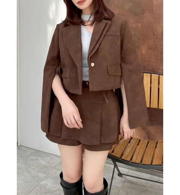 dazzlin「【セットアップ対応】テーラーショートジャケット」|テーラードジャケット|