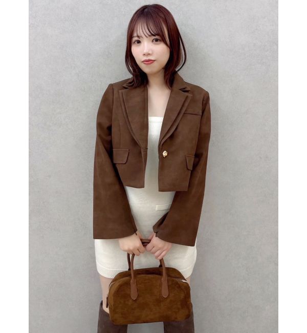 dazzlin「【セットアップ対応】テーラーショートジャケット」|テーラードジャケット|