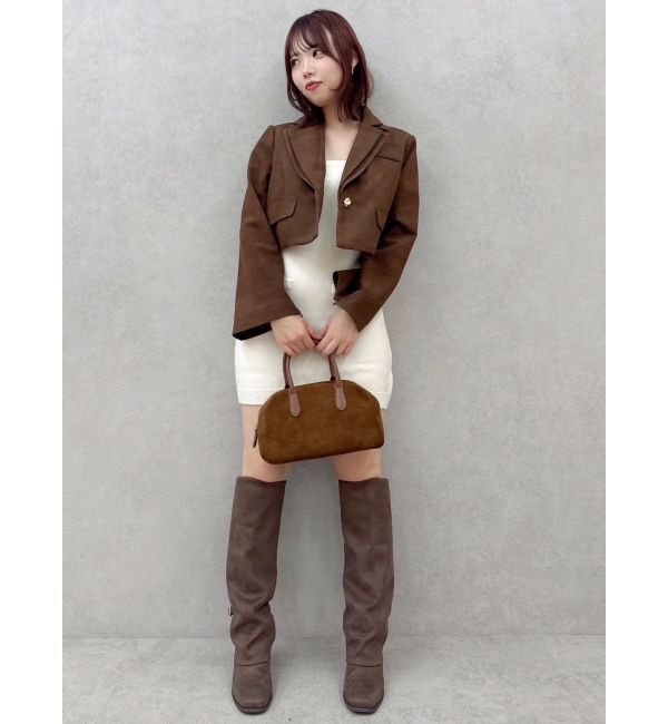 dazzlin「【セットアップ対応】テーラーショートジャケット」|テーラードジャケット|