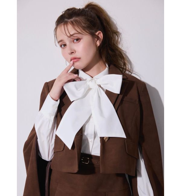 dazzlin「【セットアップ対応】テーラーショートジャケット」|テーラードジャケット|