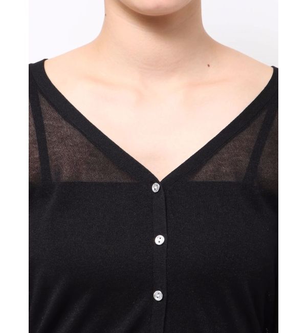 dazzlin「ラメシアーシンプルニットカーディガン」|カーディガン|