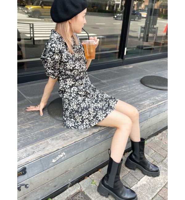 EMODA「シャツカラーフレアワンピース」|ワンピース|